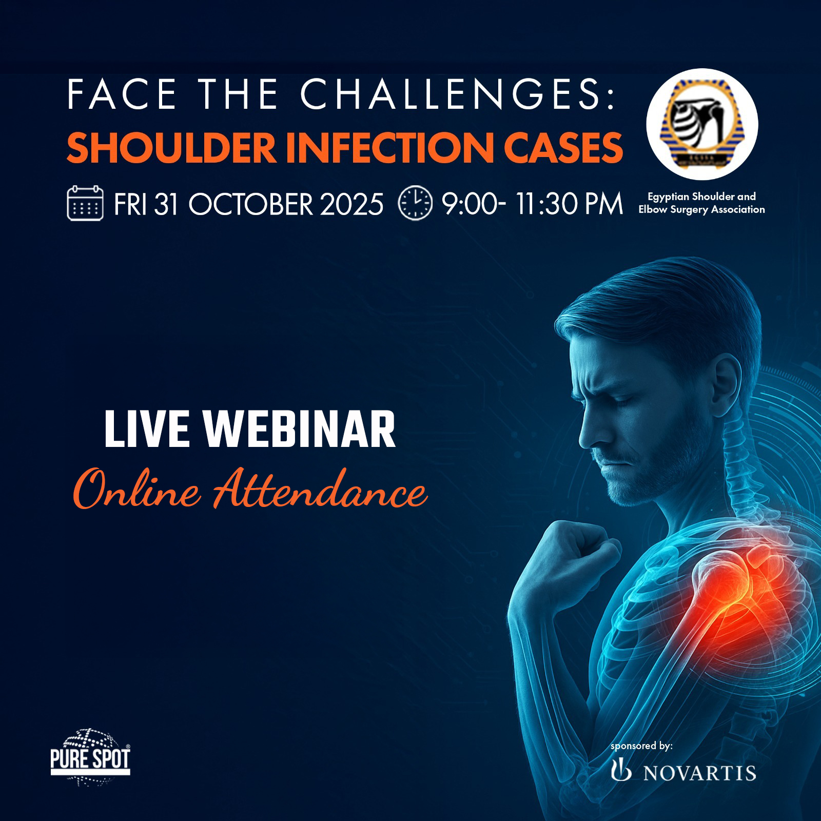 face the challenge â€” Shoulder Infection Cases Webinar
