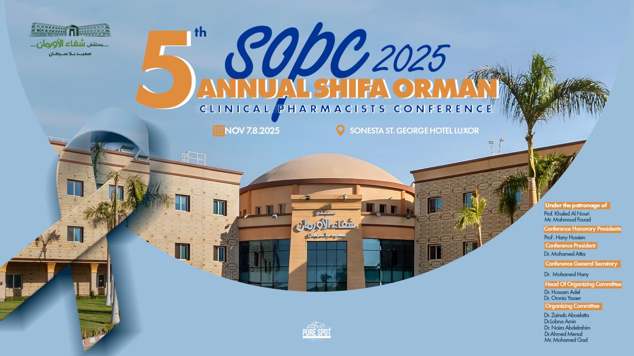 5th Annual Shifa Orman Clinical Pharmacists Conference SOPC 2025